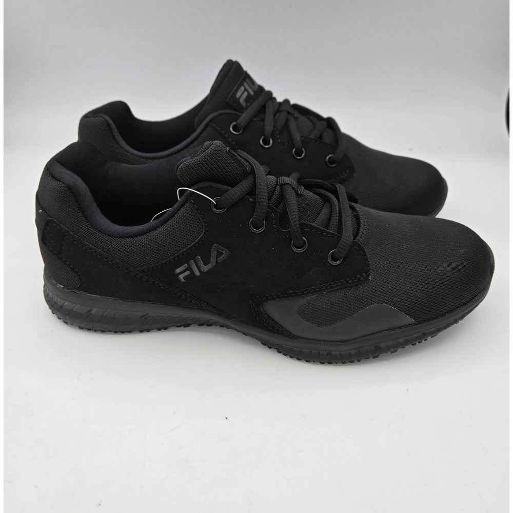 Fila Memory Foam Water Resistant Lightweight Black Athletic Shoes NEW IN BOX